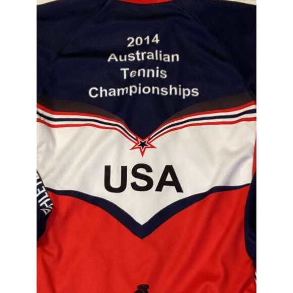 USA Team With Out Limits 2014 Australian Tennis Championship Size Med Pre-Owned - Picture 3 of 3